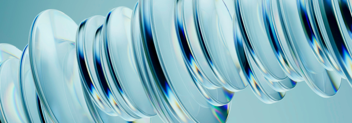 Abstract rhythmic rope/spiral 3D composition - depicts the application of digital manufacturing, design, and 3DEXPERIENCE solutions to business and consulting for companies.